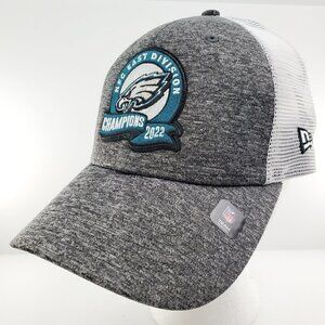 Philadelphia Eagles New Era 9Forty NFL Team Snapback Hat NFC East Champions NWOT